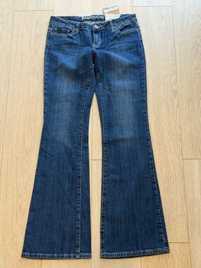 Bluenotes Low Rise Flare Jeans Y2K Dark Wash Women’s 29x34 Nina